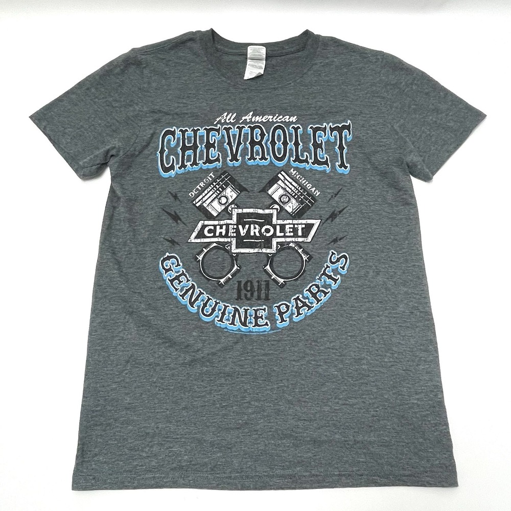 Chevrolet 1911 All American‎ Genuine Parts Detroit Michigan T-Shirt Men's Small